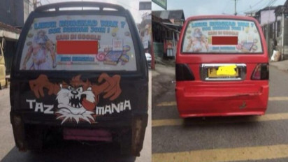 Warga Resah Iklan Judi Online Serbu Angkot di Sukabumi, Sopir Diberi Imbalan Pemasangan Rp.90 Ribu