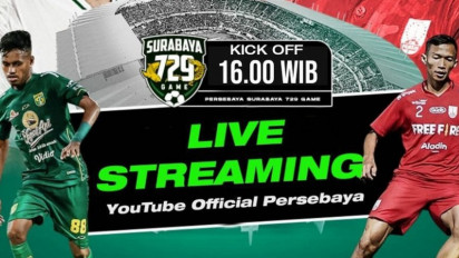 Link Streaming Persebaya vs Persis, Tayangan Suroboyo 729 Game Gunakan Jasa Siswa SMK