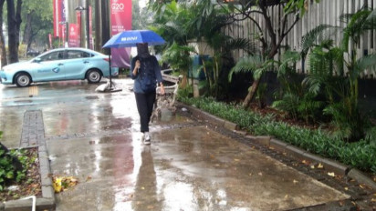 BMKG Perkirakan Sebagian Wilayah Jakarta Hujan Disertai Petir dan Angin Kencang