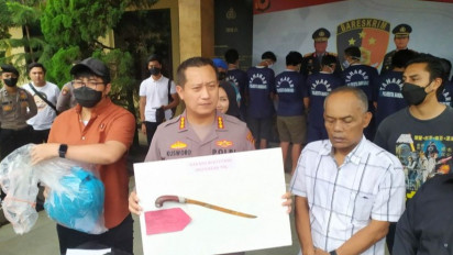 Polresta Bandung Bekuk Delapan Pengeroyok Pesilat Hingga Tewas