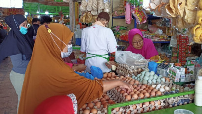 Harga Telur Ayam di Batam Meroket, Capai Rp54 Ribu Satu Papan