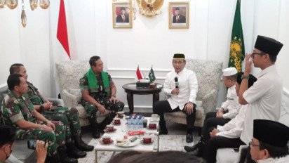 Panglima TNI Bertemu Ketua Umum PBNU, Bahas Apa?
