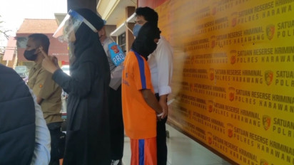 Polres Karawang Ungkap Kasus Pembunuhan yang Direkayasa Gantung Diri