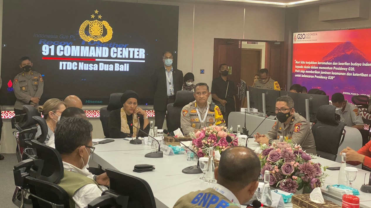 PBB Jadikan 91 Command Center Polri ITDC di Bali Sebagai Percontohan Dunia
            - galeri foto