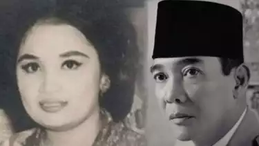 Yurike Sanger dan Presiden RI ke-1 Soekarno
