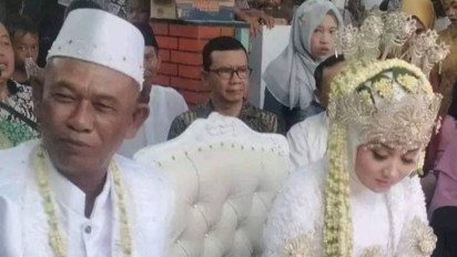Tak Kalah Viral Nih dengan Haji Sondani, Haji Romansyah Asal Subang Nikahi Gadis Cantik 19 Tahun