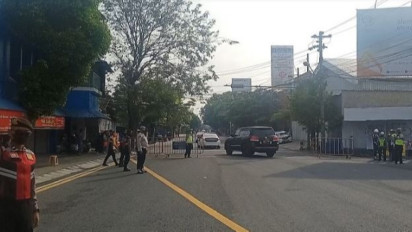 Pernikahan Adik Presiden Jokowi, Jalan Letjen Suprapto Ditutup