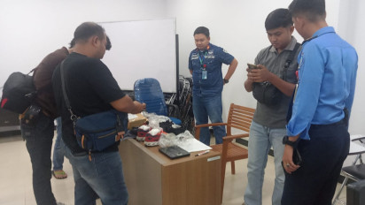 TNI AU Gagalkan Pengiriman Sabu Lewat Cargo Bandara SSK II Pekanbaru