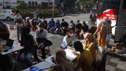 Sebanyak 44,9 Juta Penduduk Indonesia Telah Divaksin Dosis Penguat