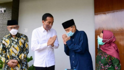 Sebelum Wafat, Presiden Jokowi Sempat Jenguk Buya Syafii Maarif Usai Mendengar Kabar Sakit