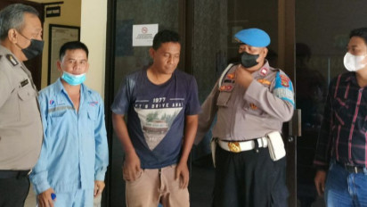 Polisi Tangkap Pencuri Besi Proyek Kereta Cepat