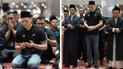 Mesut Oezil Terpana Dengar Shalawat Badar di Masjid Istiqlal