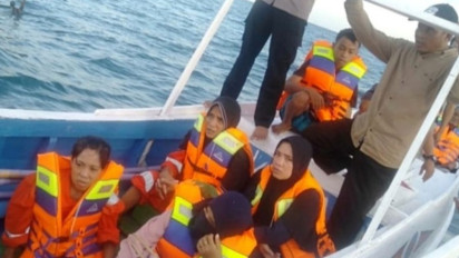 Korban Selamat dari KM Ladang Pertiwi yang Tenggelam di Makassar Diterima Keluarga