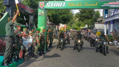 Rayakan HUT Penuh Makna, Kodam Hasanuddin Bagikan Sembako untuk Rakyat Miskin di Pelosok Selayar
