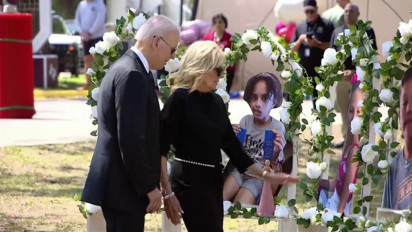 Presiden AS Joe Biden Kunjungi Lokasi Penembakan Sekolah Dasar di Uvalde Texas