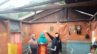 6 Rumah di Aceh Tengah Rusak Diterjang Angin, 12 KK Terpaksa Mengungsi 