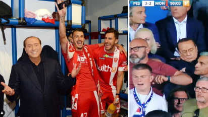 Monza Promosi ke Serie A, Berlusconi Sang Pemilik Malah Tidur di Stadion