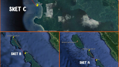Tim Sar Gabungan Mencari Kapal Pembawa 8 Turis Asing Alami Mati Mesin di Tengah Laut Mentawai