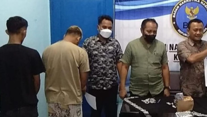 Ambil Paket Obat Terlarang Dua Pemuda Ini Langsung Terciduk BNN