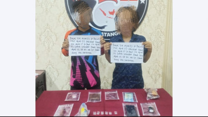 Diduga Sering Jual Narkoba ke Pelajar, Dua Pemuda Asal Batanghari Diringkus Polisi