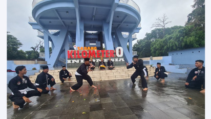 Satu Abad Persaudaraan Setia Hati Terate Gelar Kirab Silat di Titik Nol Sabang  