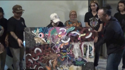 Bangkit Dari Pandemi,  Seniman Yogya Gelar Pameran Lukisan "Perjalanan: Hom Pim Pah