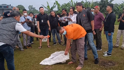 Rekonstruksi Pembunuhan Mayat Dalam Karung, Pelaku Tersinggung dengan Perkataan Korban