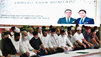 Edy Rahmayadi dan Paguyuban Warga Sunda Sumut Gelar Salat Ghaib untuk Anak Ridwan Kamil