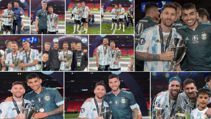 Bukti Hormat Pemain Argentina, Satu per Satu Minta Foto Bareng Messi