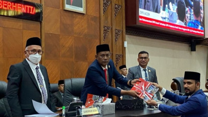 DPRA Usulkan Pemberhentian Gubernur Aceh Nova Iriansyah
