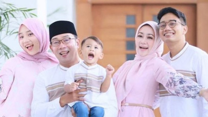 Pakai Lagu Seventeen - Ayah, Atalia Videokan Ridwan Kamil yang Basah Kuyup di Sungai Mencari Emmeril