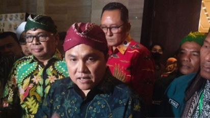 Erick Thohir: Yang Tadi Berbicara Tahun 2024 Berarti Mendoakan Saya Cepat Tua