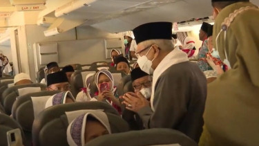 Pesan Wapres Ma'ruf Amin untuk Calon Jemaah Haji, Ma'ruf Amin: Semoga Jadi Haji Mabrur Bukan Maqbul