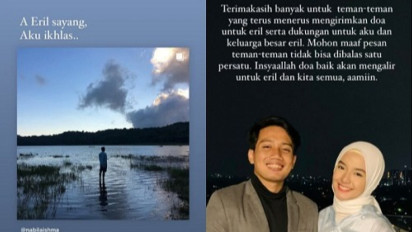 Kekasih Eril Tulis Pesan Menyentuh, Nabila Ishma: A Eril Sayang, Aku Ikhlas