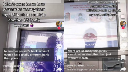 Viral Video Bule Amerika Kagum Fungsi ATM di Indonesia