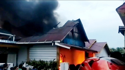 Kebakaran Landa Sebuah Gudang di Tebo Jambi, Kerugian Capai Rp1 Miliar