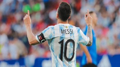 Me5+5i, Leo Bukan Manusia, Borong Lima Gol Argentina Saat Hajar Estonia 5-0