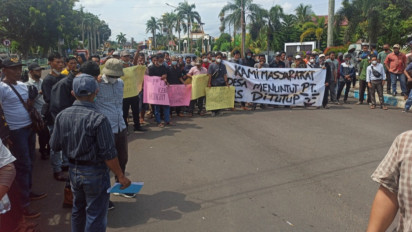 Warga 11 Desa Demo Gubernur Bengkulu, HGU Habis Sejak 4 Tahun Namun Tetap Operasi