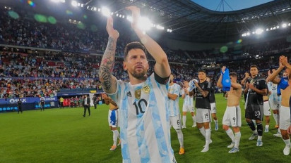 Messi Borong 5 Gol saat Laga Argentina vs Estonia, Modal ke Piala Dunia 2022