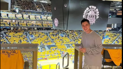 Bikin Iri Netizen, Baim Wong Pamer Nonton Langsung Final NBA Warriors vs  Celtics, Tempat VIP Mewah