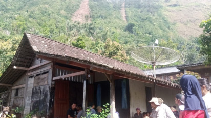 Diguyur Hujan Deras, Sejumlah Tebing di Lereng Gunung Kelir Longsor