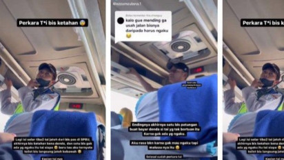 Viral Bus Ini Ditahan dan Kena Denda Gara-Gara Tinja Penumpang Jatuh ke Lantai SPBU