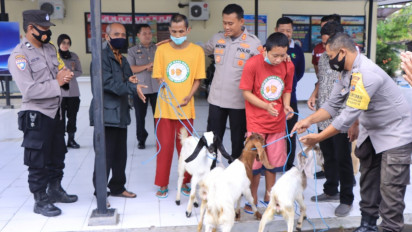 Sembuh dari Pengobatan, Dua ODGJ di Madiun Dapat Hadiah 2 Ekor Kambing