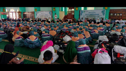 Pemerintah Kabupaten Madina dan Ribuan Warga Lepas Jemaah Calon Haji