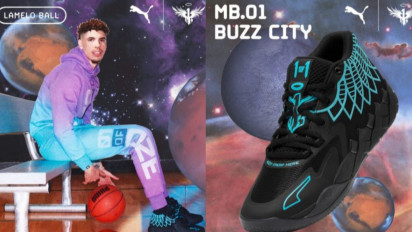 PUMA Kolaborasi Bersama Bintang NBA Lamelo Ball Hadirkan Sepatu Spesial "MB.01"