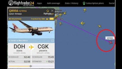 Gunakan Pesawat Komersial Qatar Airways, Ini Posisi Terkini Jenazah Eril