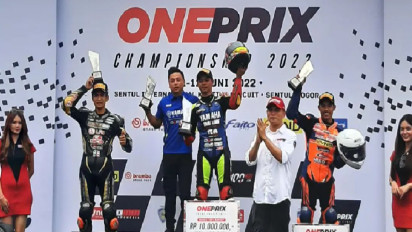 Aditya Fauzi Sukses Kuasai Kelas Expert Seri Pembuka Oneprix 2022