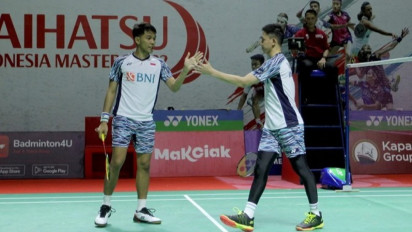 Hasil Indonesia Masters 2022: Kalahkan Wakil China Liang Wei Keng/Wang Chang, Fajar/Rian Juara!