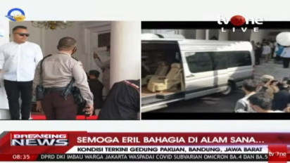 Jenazah Eril Diberangkatkan dari Gedung Pakuan Pukul 9 Pagi