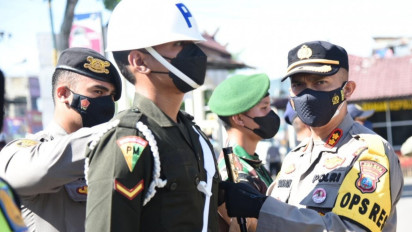 Polres Tapsel Turunkan 90 Personel Selama Ops Patuh Toba 2022